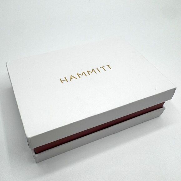 Hammitt Painted Rattle Key Wallet NWT, Brushed Gold Hardware New In Box - Picture 11 of 14